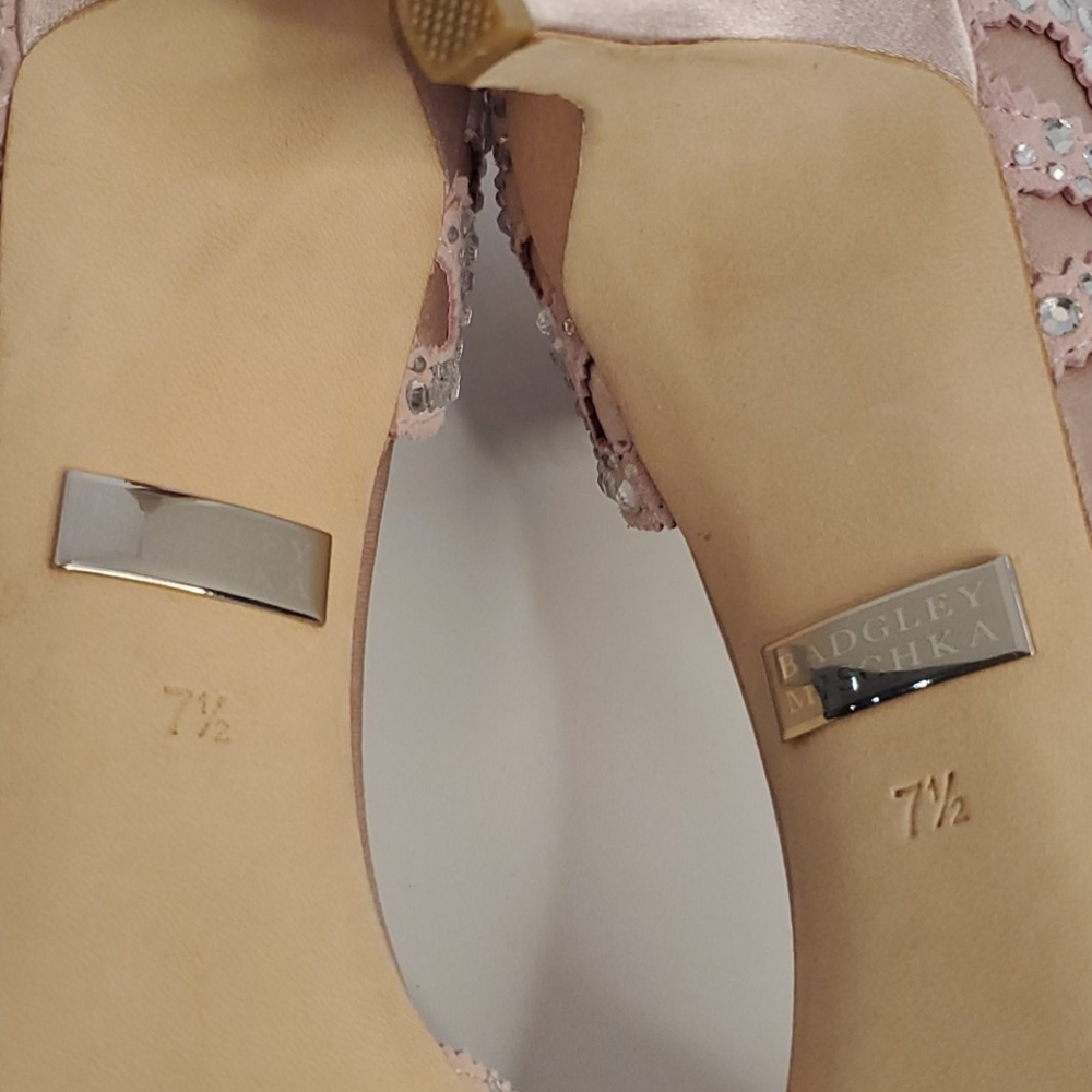Badgley Mischka jeweled Gillian heels size 7.5 - Picture 10 of 15